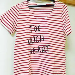 Heatherマリン風ボーダーTシャツ