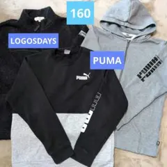 PUMA　パーカー　トレーナー　LOGOSDAYSボアジャンバー 160