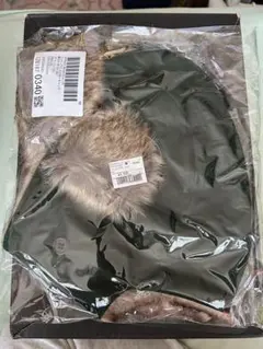 コットンアビエイターキャップ！グリーン！
