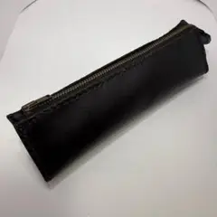 ペンケース　革　ブラック