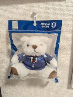 【新品】サッカー日本代表ベア 背番号6番 遠藤航 キーホルダー