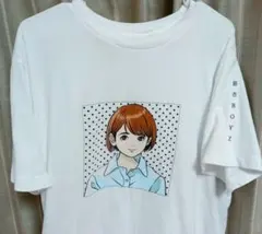 銀杏boyz 少年少女　Tシャツ　江口寿史　Mサイズ　峯田和伸 銀杏boyz 少年少女 Tシャツ 江口寿史 Mサイズ 峯田和伸