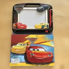 Disney Pixar Cars お絵かきボードと本のセット