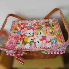 ハンドメイド レトロアニマル 円柱型 収納ボックス - メルカリ