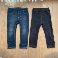 H&M キッズパンツ 2枚セット 92cm 80cm