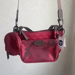 HIROKO BIS キルティングショルダーバッグ レッド