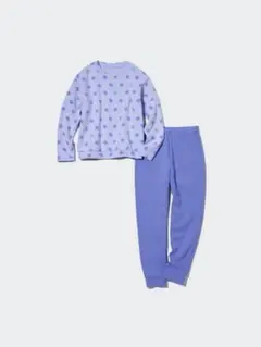【新品未使用】UNIQLO エアリズム 花柄パジャマセット　120