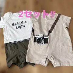 値下げ‼︎devirock & BRANSHES ロンパース 80 ２枚set