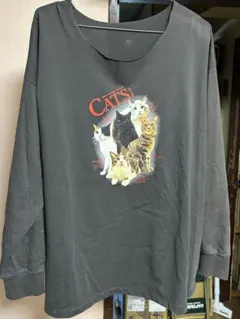 ミ*※様 CATS プリント 長袖 カットソーのサムネイル