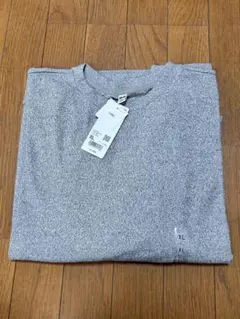 ●新品●薄手ソフトニットフリースクルーネック長袖T XL