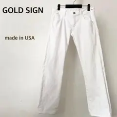 GOLDSIGN ゴールドサイン　ホワイト　デニム　パンツ　ズボンのサムネイル