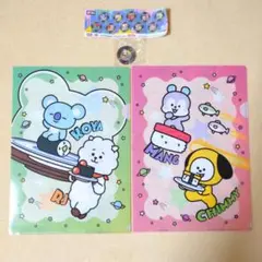 BT21 くら寿司　クリアファイル2枚　おまけ付
