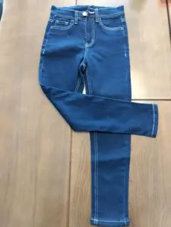 キッズ◆ダークブルー◆ストレッチパンツ◆サイズ130