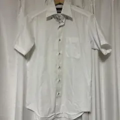 hiromichi nakano 半袖ワイシャツ スリムモデル ホワイト 白のサムネイル