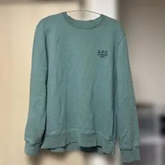 A.P.C アーペーセー ロゴ スウェット グリーン系