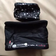 ✾アニエス・ベー❃化粧品モチーフ ポーチ ❀２点セット❉