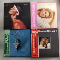 洋楽LPレコード４枚セット アバ、イーグルス、オリビアニュートンジョン