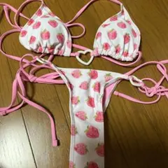 いちご　ビキニ　レディース