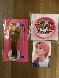新品未開封 Snow World 佐久間大介アクスタ ラバーバンド チラ見セット