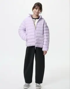 UNIQLO ドライスウェットカーブパンツ ブラック　160