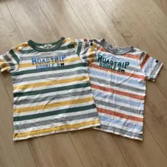 ミキハウス  ダブルB  Tシャツ　120cm 双子コーデ