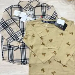 新品未使用 POLO 長袖シャツ カットソー 2点セット サイズ100