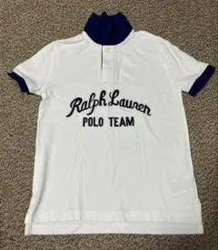 Ralph Lauren ポロシャツ 7T ホワイト/ネイビー