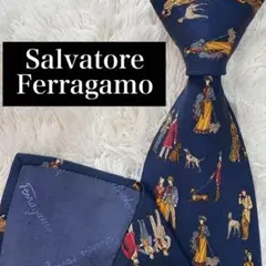 Salvatore Ferragamo ネクタイ ビジネス N-0784