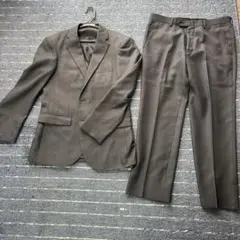 美品 Thamespoint スーツセットアップ M ウール100% ブラウン - メルカリ
