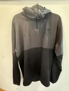 adidas レアルマドリード ハーフジップパーカー