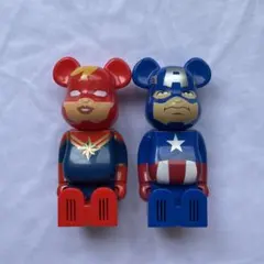 MARVEL クレベリン　マーベル　ベアブリック　2体セット