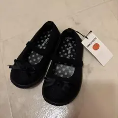 新品未使用　コムサフォセット　リボン　バレーシューズ　靴　14cm