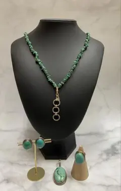 INDIA 925 ターコイズ アクセサリー 4点セット