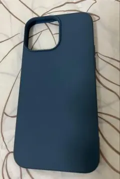 iPhone13 pro max 用ダークブルーシリコンケース