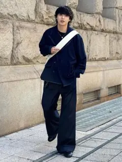 Gideal lining tailored jacket pants セット