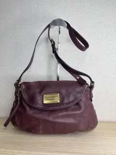 マークバイマークジェイコブス　ショルダーバッグ　ボルドー　斜めがけ　鞄　本革