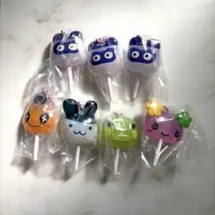 たまごっち カラフルキャンディチャーム　セミコンプ+被り2個