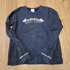 最終値下げ♡ adidas トレーナー キッズ 女の子 150cm ネイビー