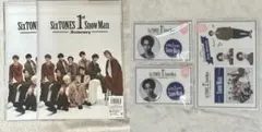 Snow Man SixTONESクリアファイル 渡辺翔太 缶バッジ ステッカー
