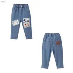 しまむら　リトシー　パッチワークデニム　ディズニー
