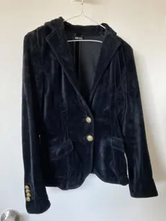 ☆週末セール❗️【美品】オシャレで大人可愛い♪ゴールドボタン☆ストレッチジャケット