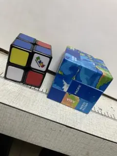 Rubik's 2x2 キューブ 地球儀デザイン 2個セット