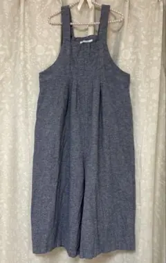 麻混サロペット