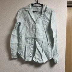 【美品】ジャーナルスタンダードrelume リネン100%シャツ ミントグリーンのサムネイル