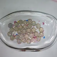 新品・未使用ラメカボション30個セット