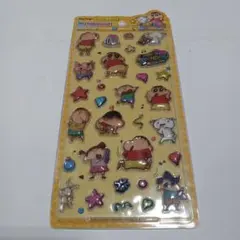 クレヨンしんちゃん 3Dエンボスステッカー シール10月10日