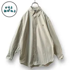 Ralph Lauren The Big Oxford ストライプシャツ 90s