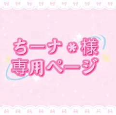 ちーナ＊様専用ページ