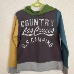 マルチカラーフード付きパーカー