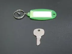IDEC 0番，合鍵1本，高所作業車，IDEC0，キータグ緑，ネコポス，カギ，z